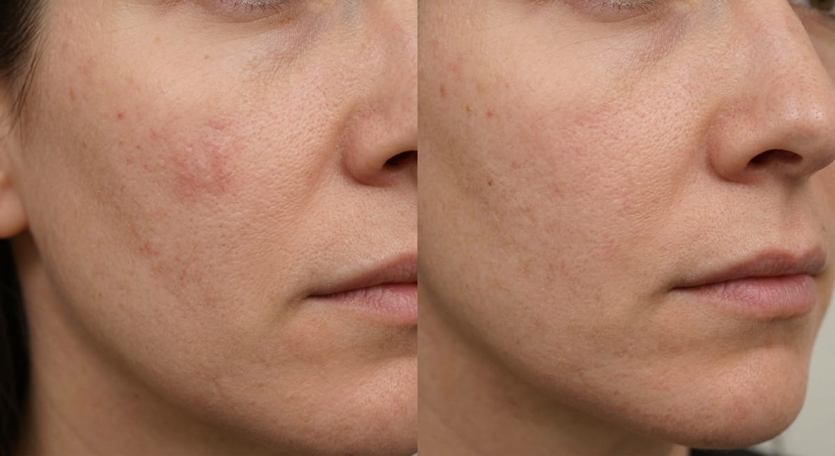 После: Акне, постакне