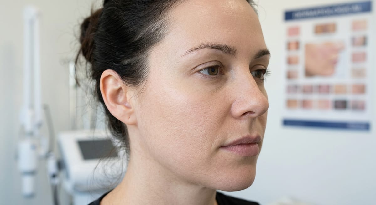 После: Расширенные поры, жирность